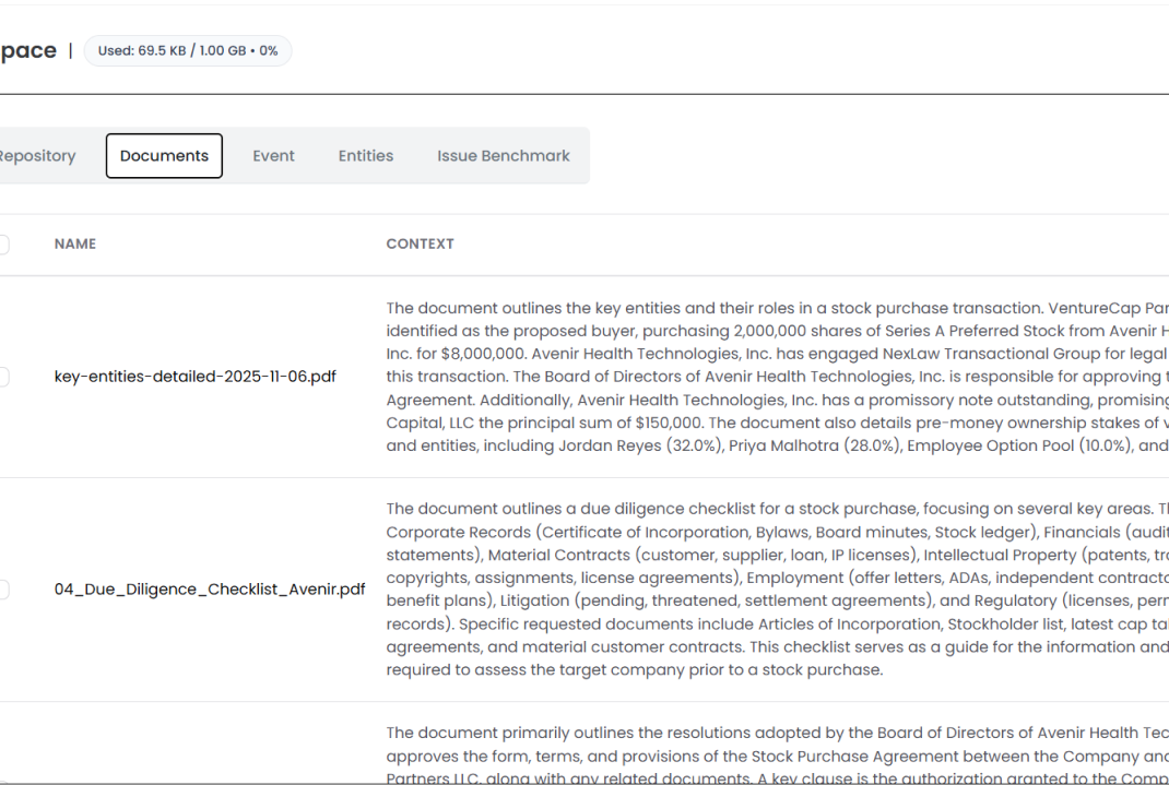 Document Ingestion Interface