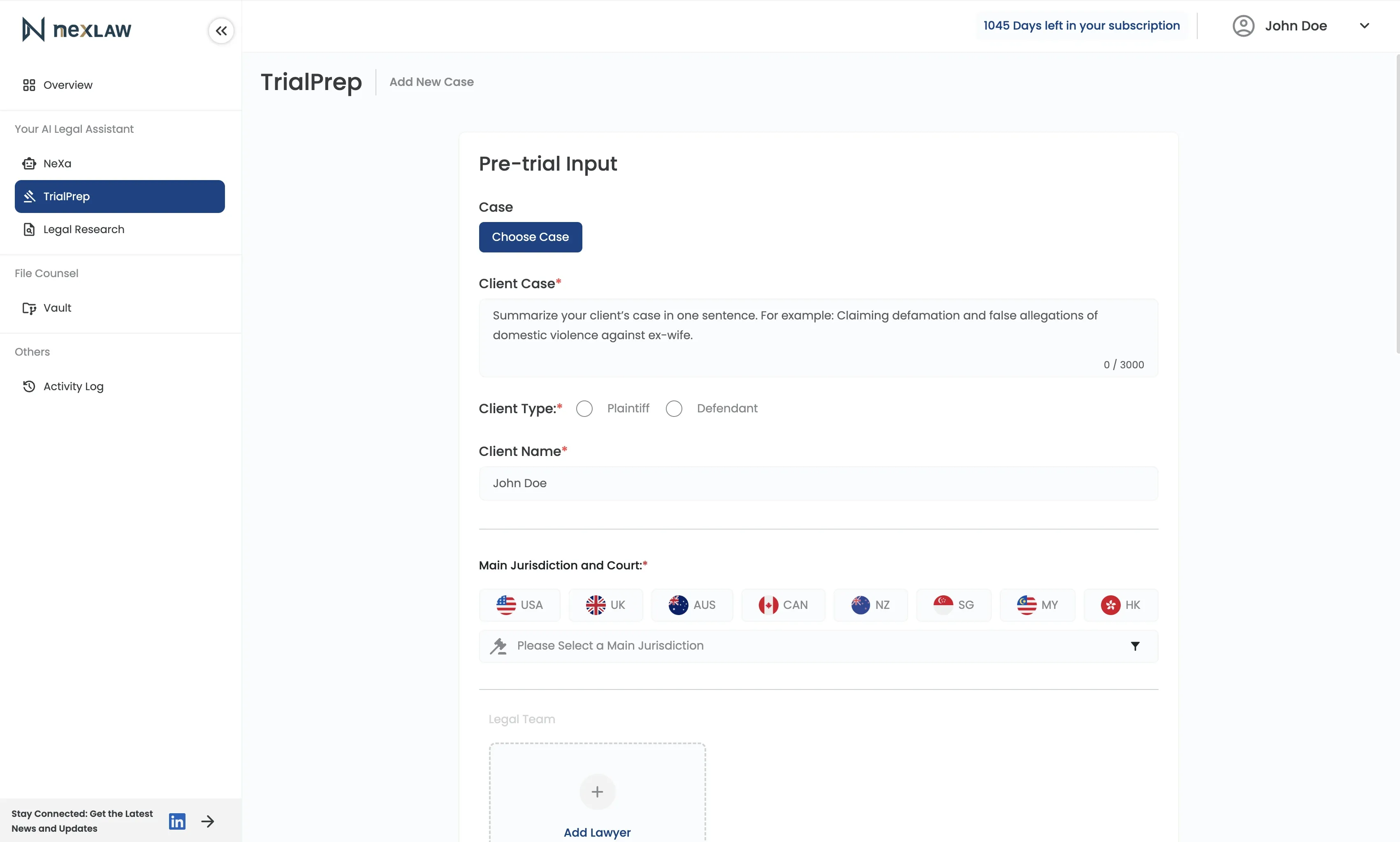 Centralized Legal Analysis Hub