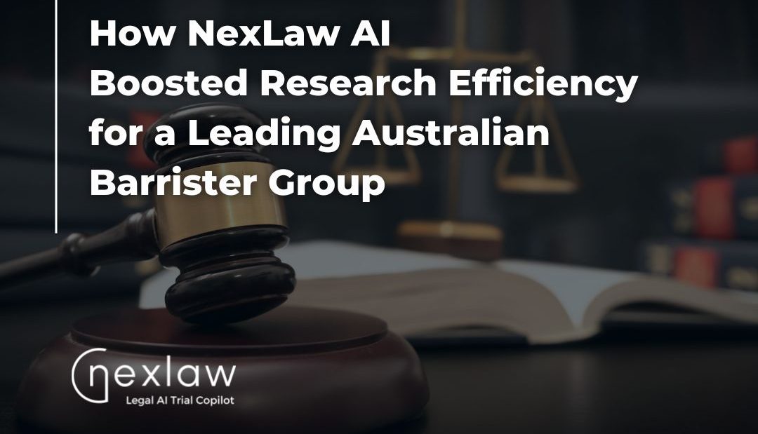 A Leading Australian Barrister Group improved research efficiency and legal advisory processes