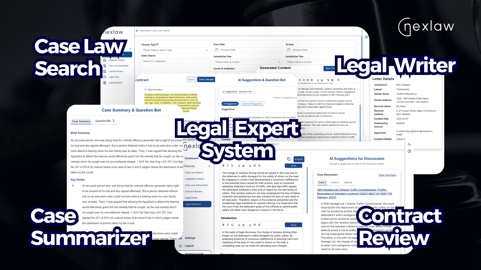 NEXLAW Features